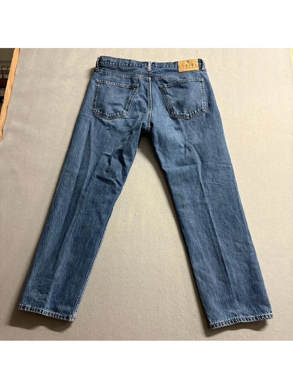 Calvin Klein Standard Straight Jeans Mens 34x30 Blue Denim Classic Fit Pant
